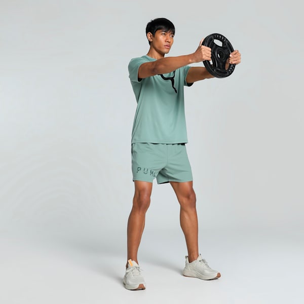 CLOUDSPUN 5" Men's Training Shorts, Green Moon, extralarge-IND